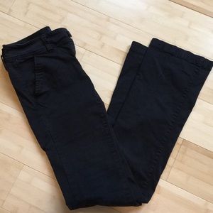 Bootcut American Eagle black twill pants